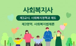 사회복지사(1급) [제3교시. 사회복지정책과 제도] - 제3영역. 사회복지법제론